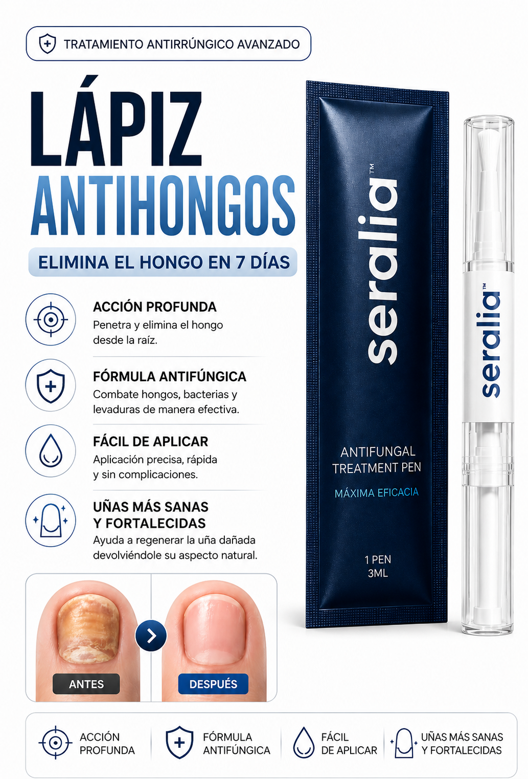 Lápiz Antihongos
